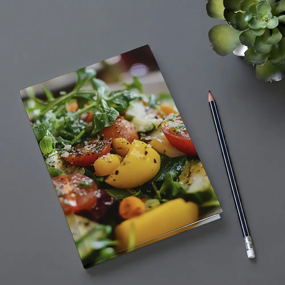 Fresh Garden Salad Bowl With Tomatoes – Notebooks