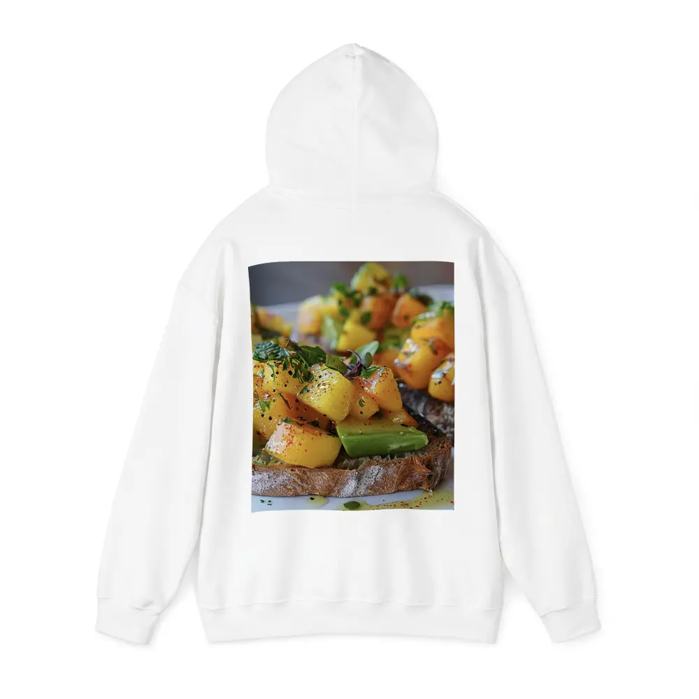 Mango Avocado Toast on Rustic Bread – Hoodies