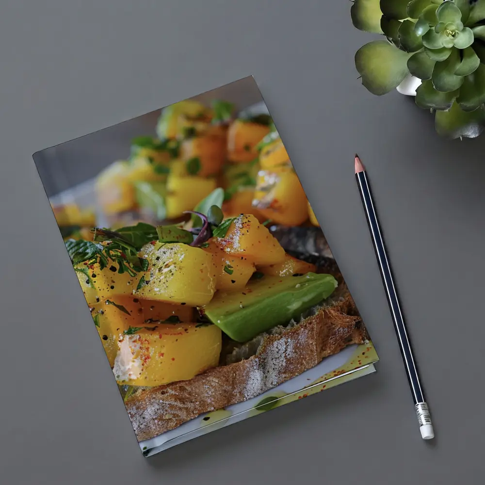 Mango Avocado Toast on Rustic Bread – Notebooks