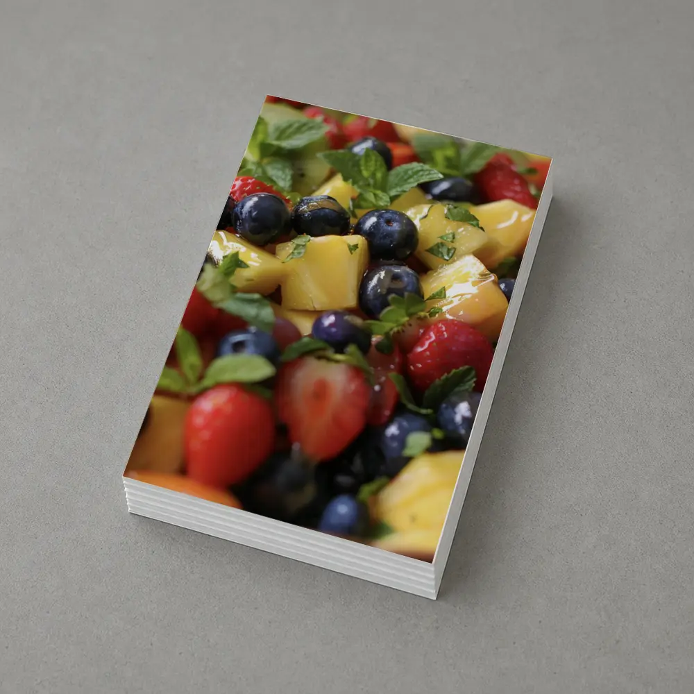 Fresh Fruit Salad Bowl With Mint – Postcards