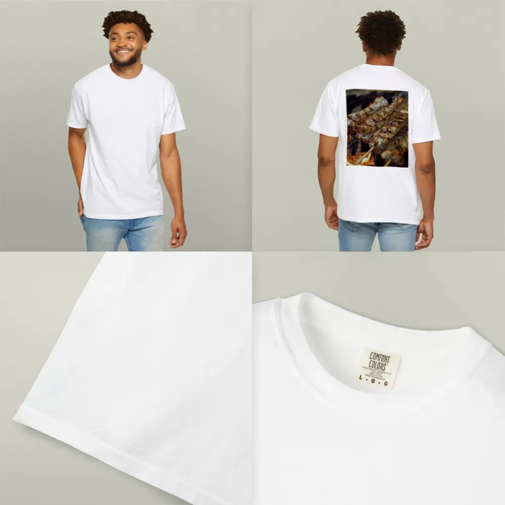 Grilled Fish Skewers Over Open Campfire – T-Shirts