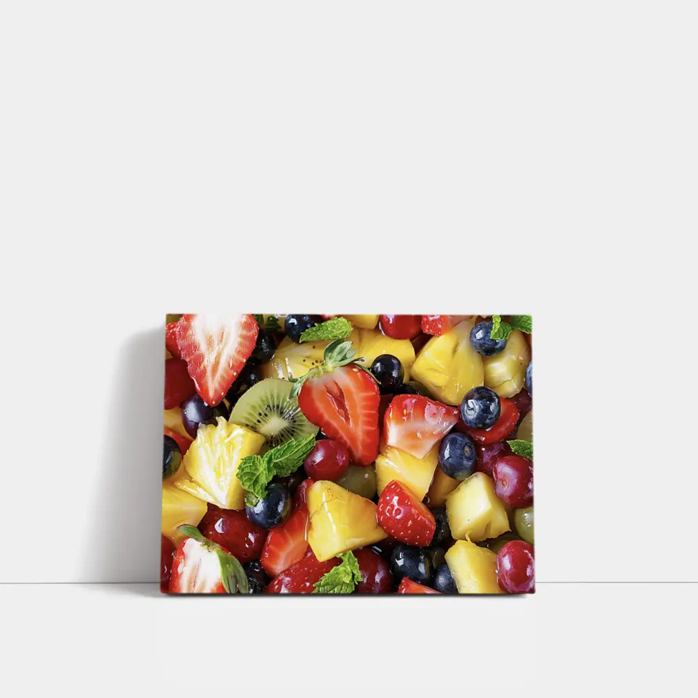 Fresh Fruit Salad Strawberries Blueberries Mango Kiwi – Wall Art