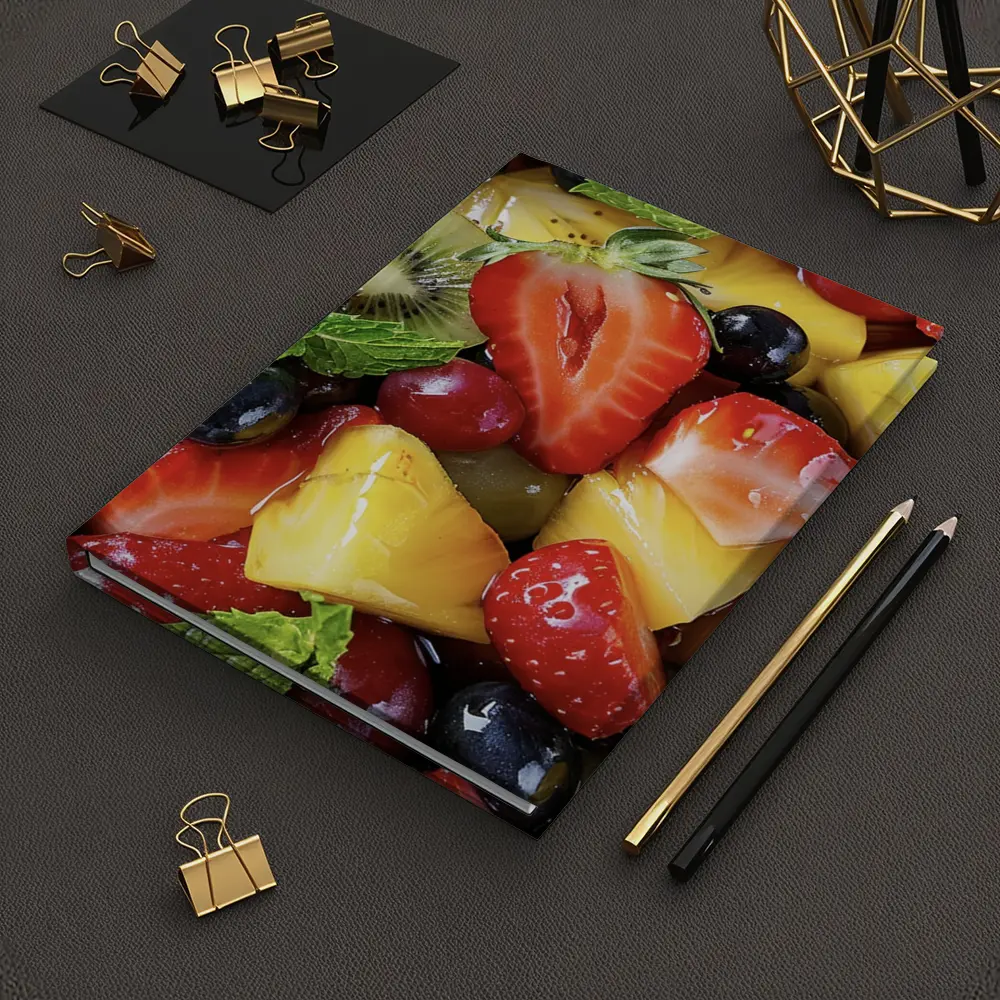 Fresh Fruit Salad Strawberries Blueberries Mango Kiwi – Notebooks