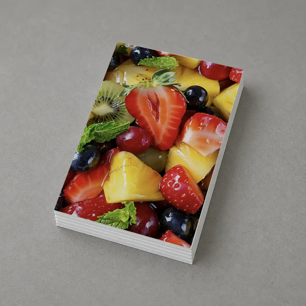 Fresh Fruit Salad Strawberries Blueberries Mango Kiwi – Postcards