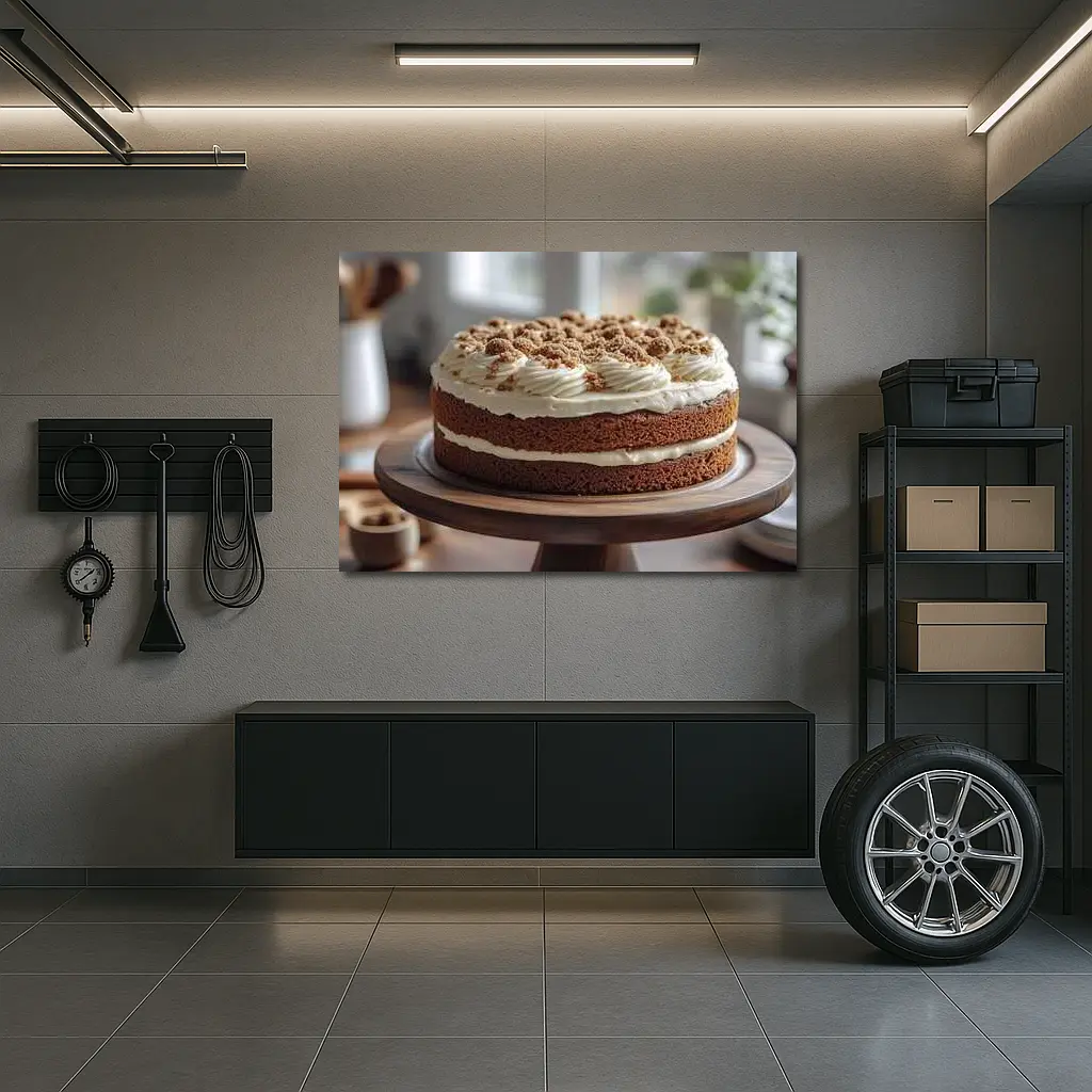 Layered Carrot Cake Cream Cheese Kitchen – Wall Art