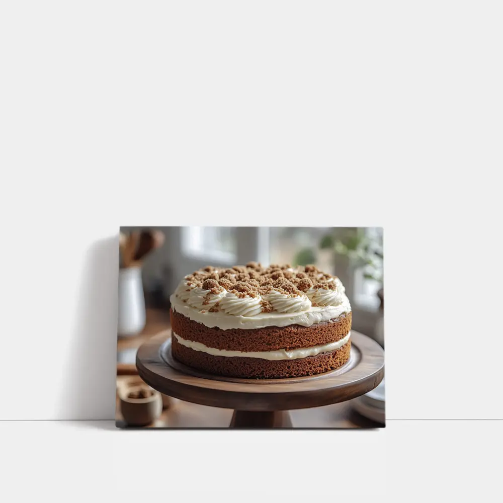 Layered Carrot Cake Cream Cheese Kitchen – Wall Art