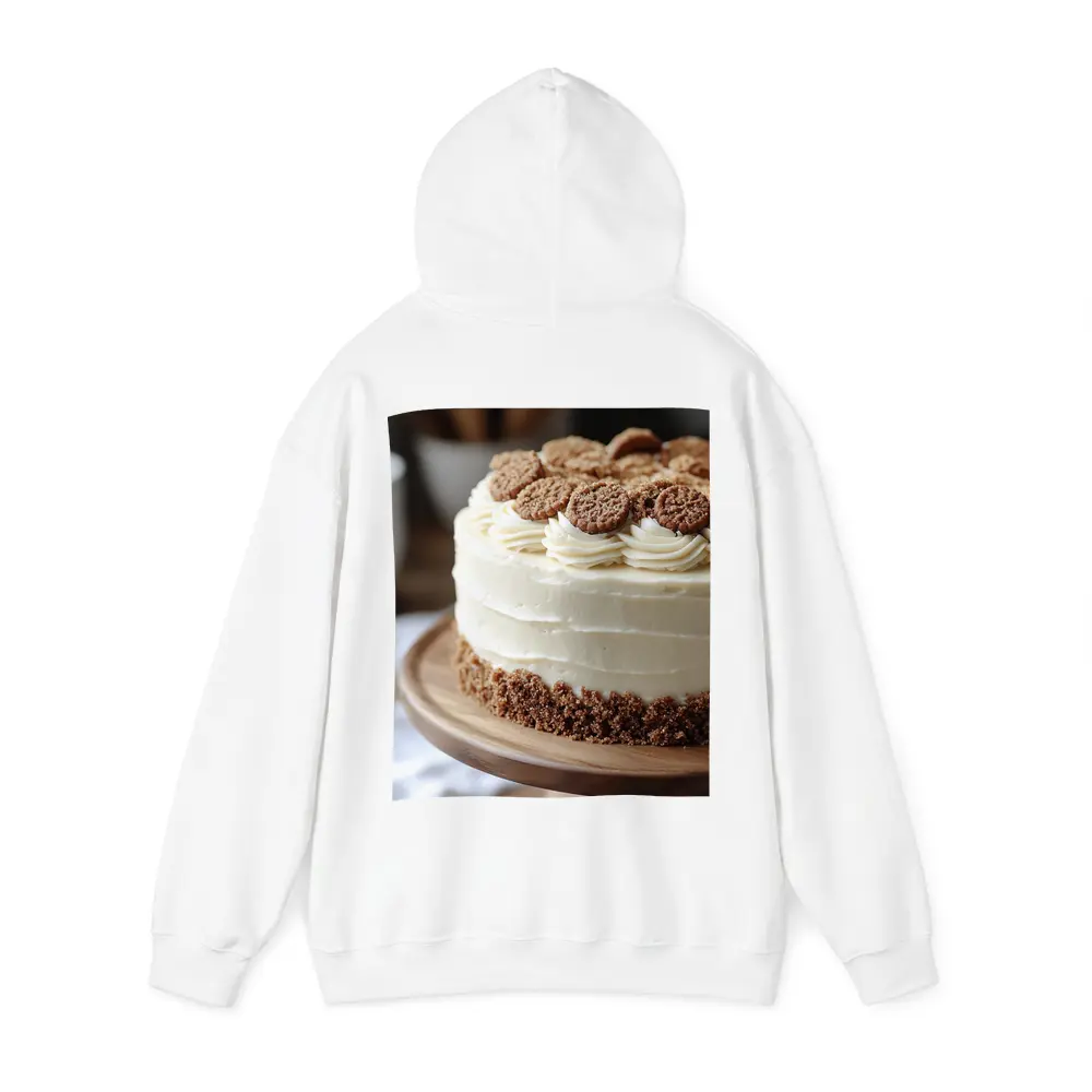 Cream Frosted Cookie Cake Wooden Stand – Hoodies