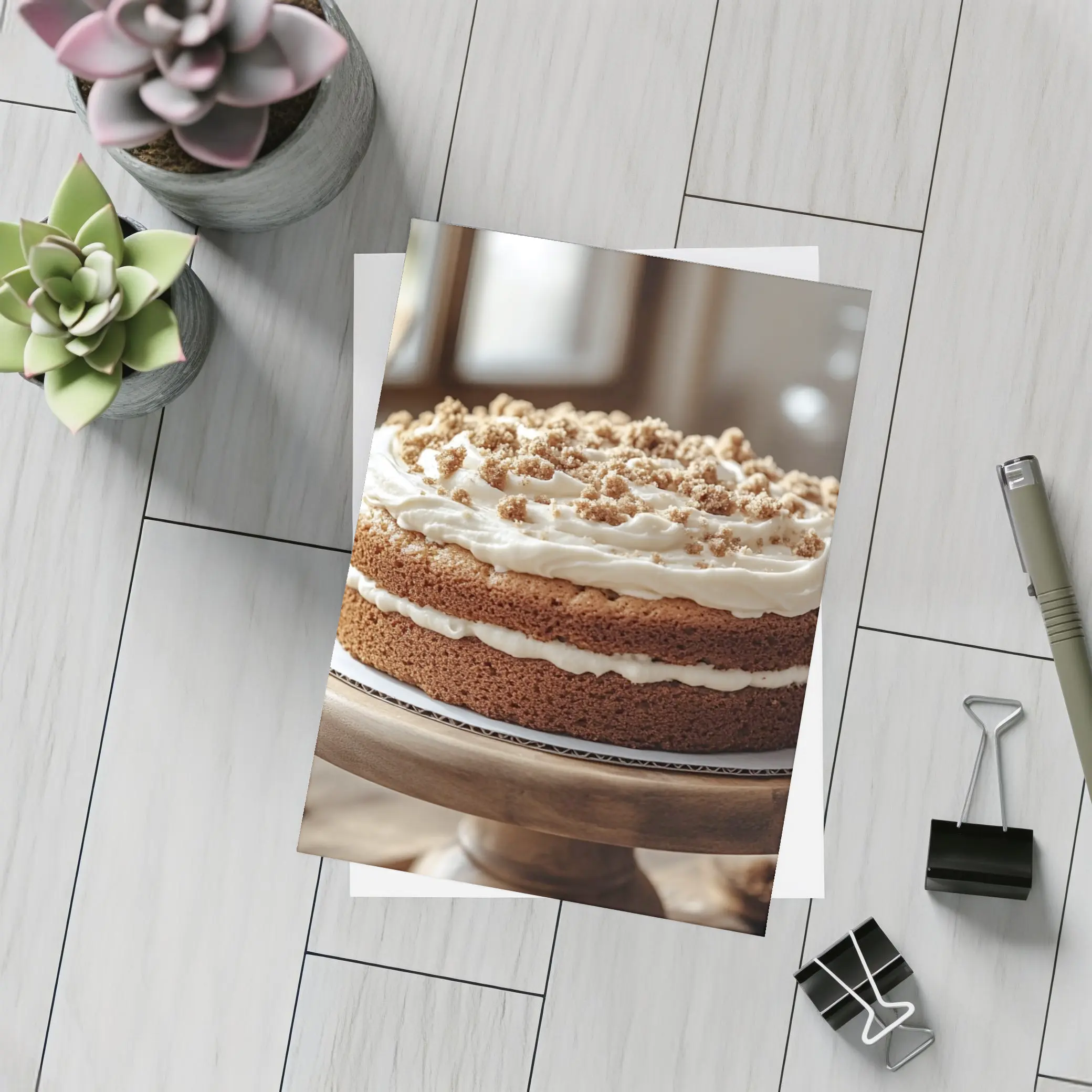 Walnut Cream Layer Cake Rustic Kitchen – Postcards