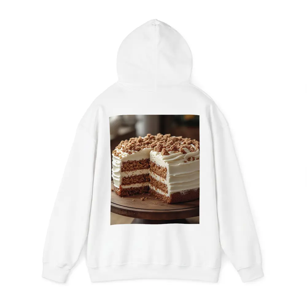 Layered Carrot Cake Cream Cheese Frosting Rustic – Hoodies