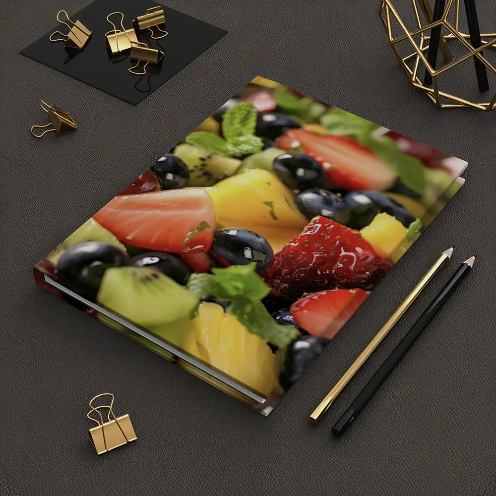 Fresh Fruit Salad Bowl With Mint – Notebooks