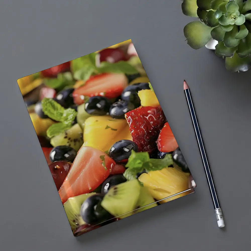 Fresh Fruit Salad Bowl With Mint – Notebooks