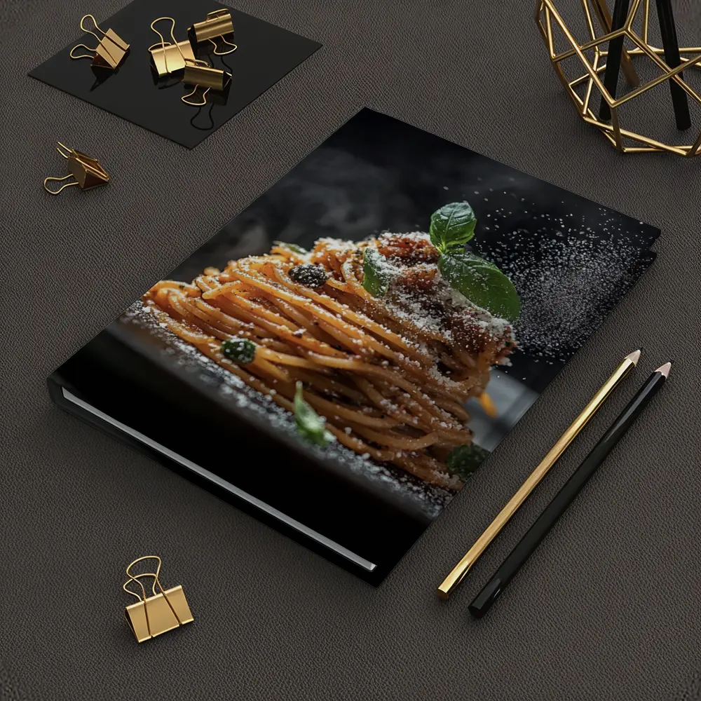 Spaghetti Bolognese Dark Dramatic Food Art – Notebooks