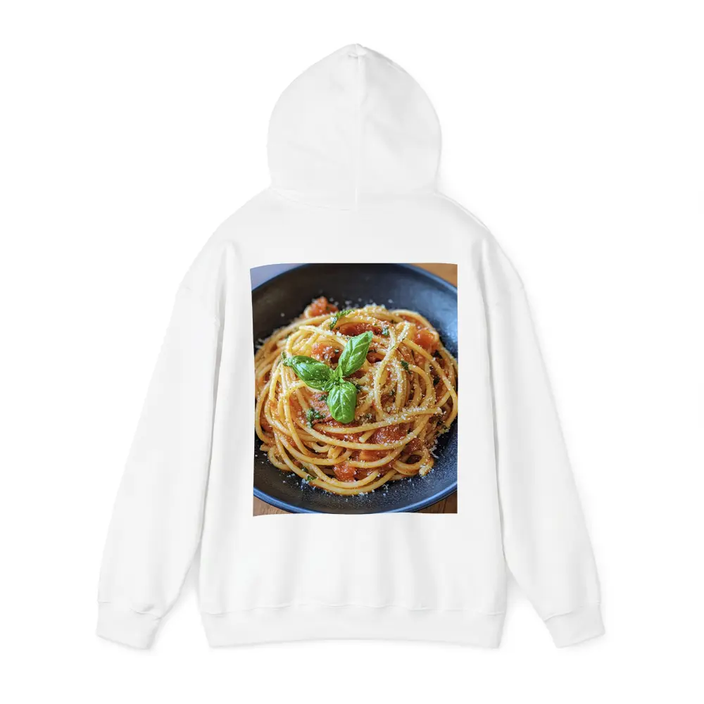 Spaghetti Tomato Sauce Basil Parmesan Dark Bowl – Hoodies