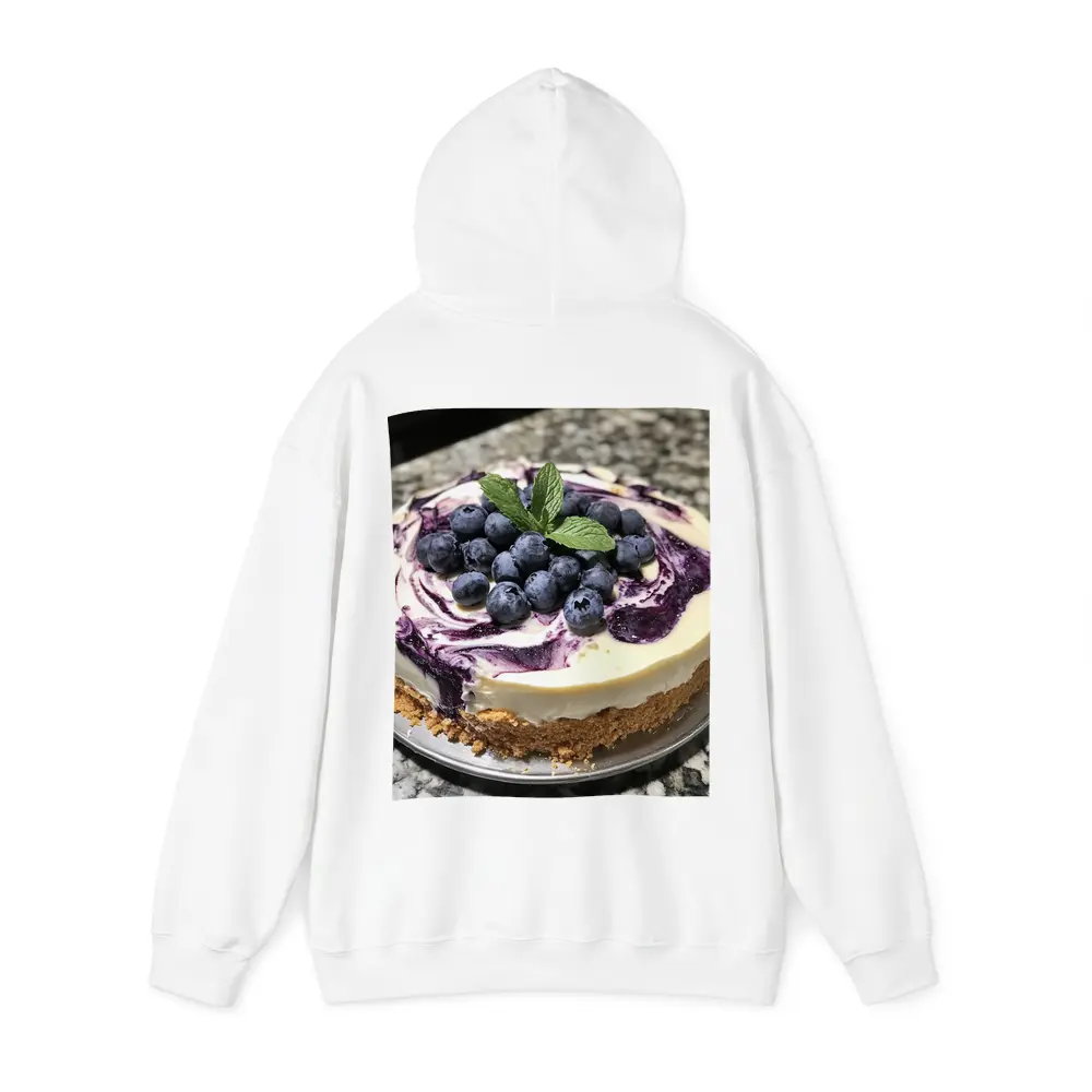 Blueberry Swirl Cheesecake Fresh Mint Topping – Hoodies