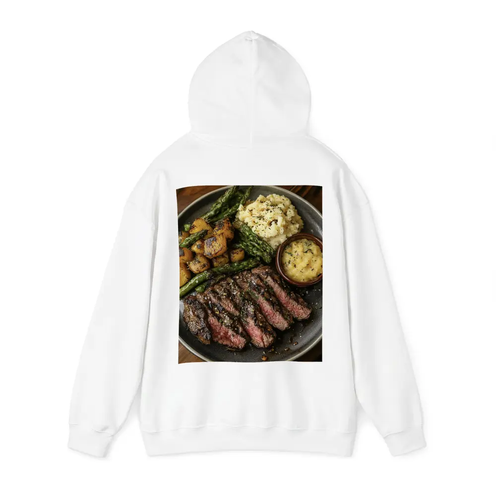 Grilled Steak Plate With Roasted Vegetables – Hoodies