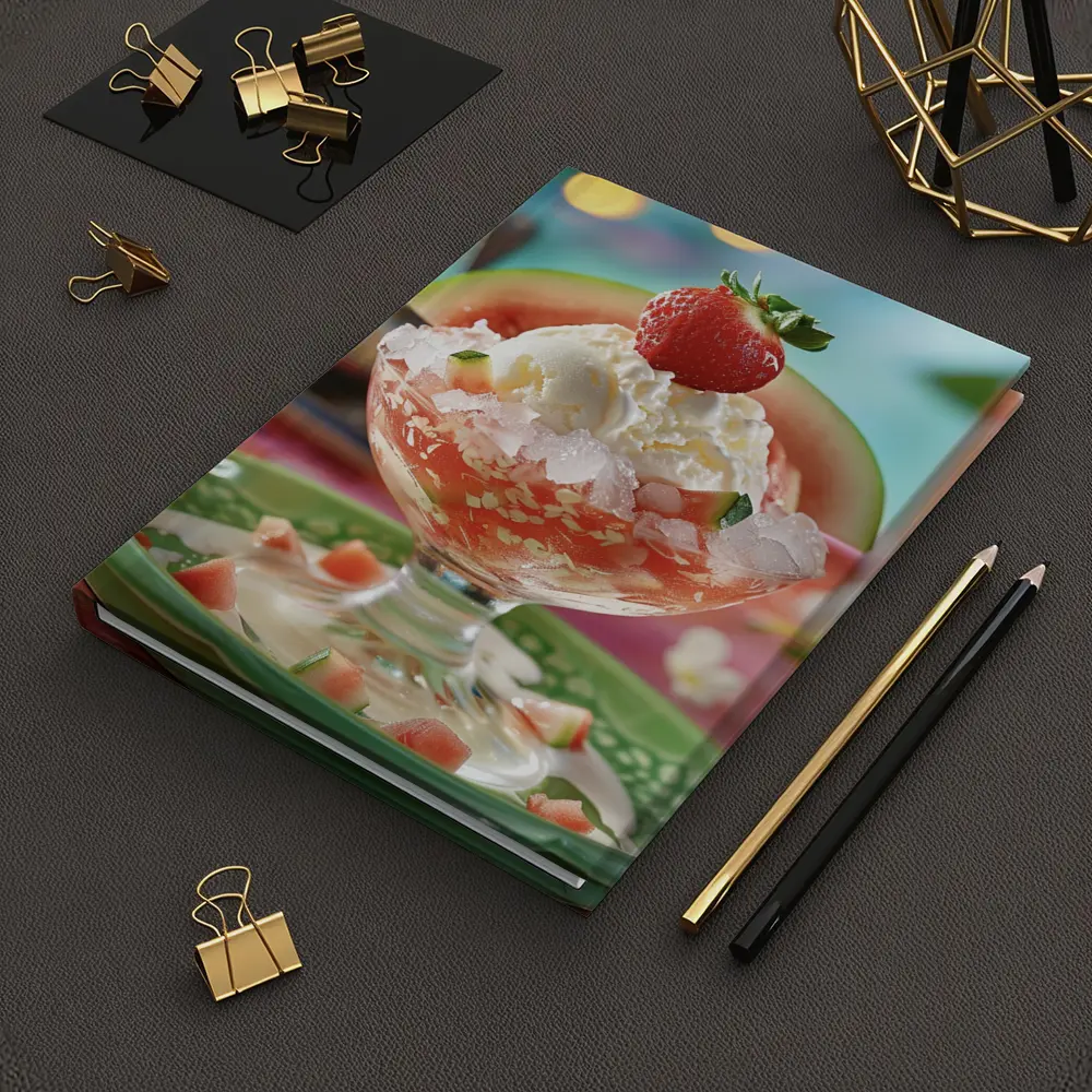 Watermelon Ice Cream Sundae Summer Dessert – Notebooks