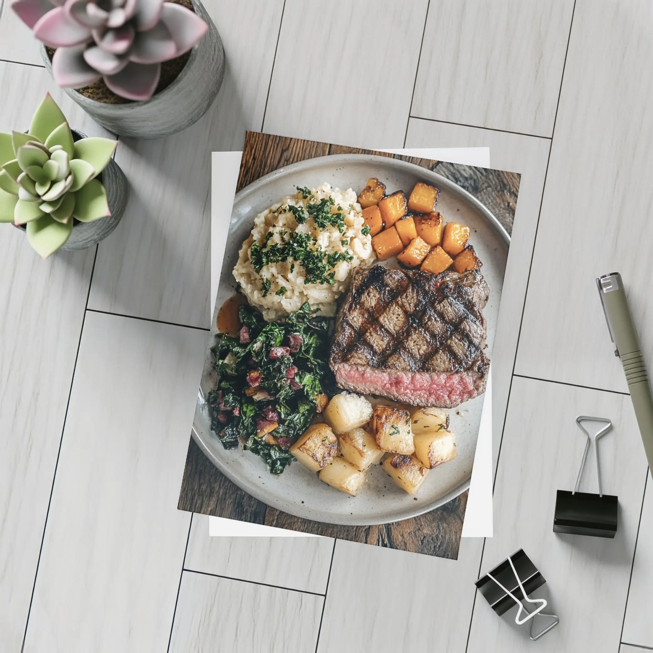Grilled Ribeye Steak With Roasted Vegetables – Postcards