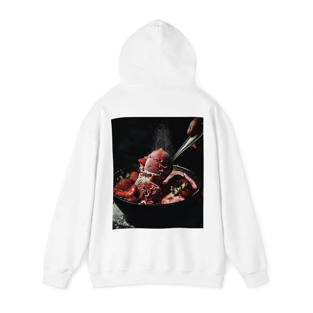 Strawberry Ice Cream Bowl Dark Moody – Hoodies