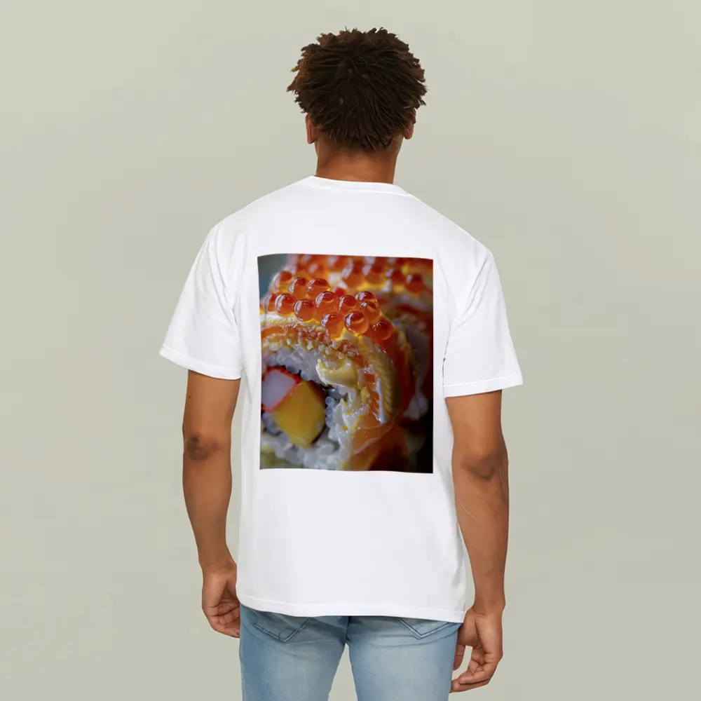 Salmon Sushi Roll With Ikura Roe – T-Shirts