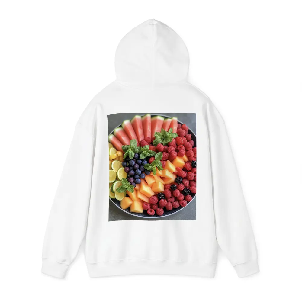 Fresh Fruit Platter With Mint Garnish – Hoodies