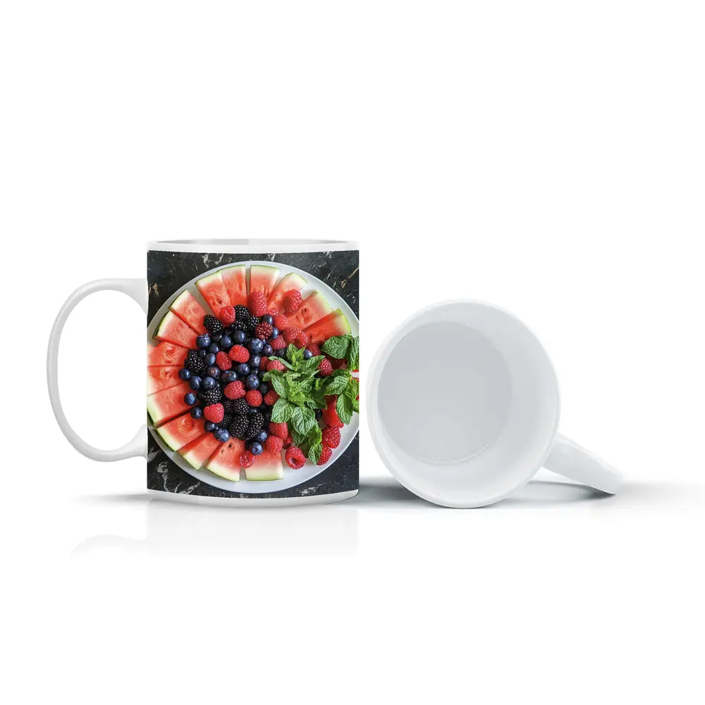 Watermelon Berry Platter With Fresh Mint – Mugs