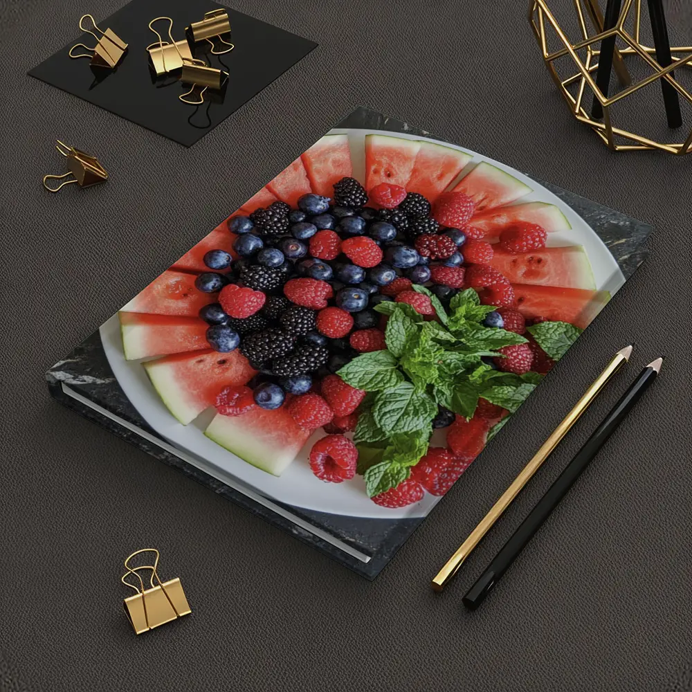 Watermelon Berry Platter With Fresh Mint – Notebooks