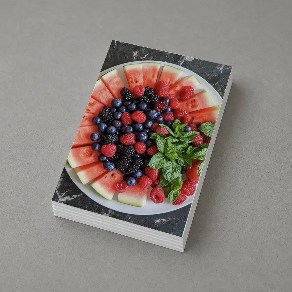 Watermelon Berry Platter With Fresh Mint – Postcards