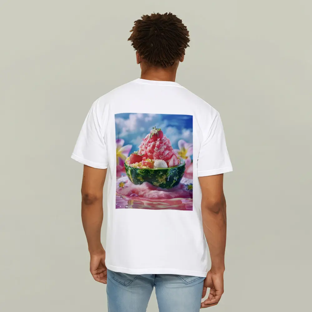 Strawberry Shaved Ice Watermelon Bowl Summer – T-Shirts