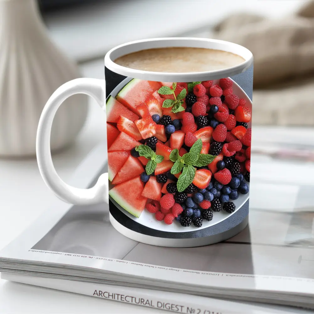 Fresh Summer Fruit Platter With Mint – Mugs