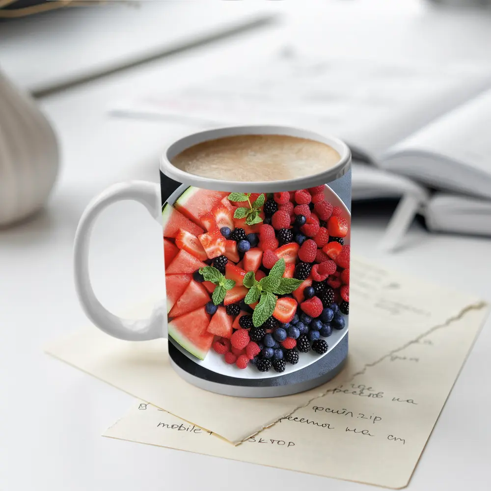 Fresh Summer Fruit Platter With Mint – Mugs