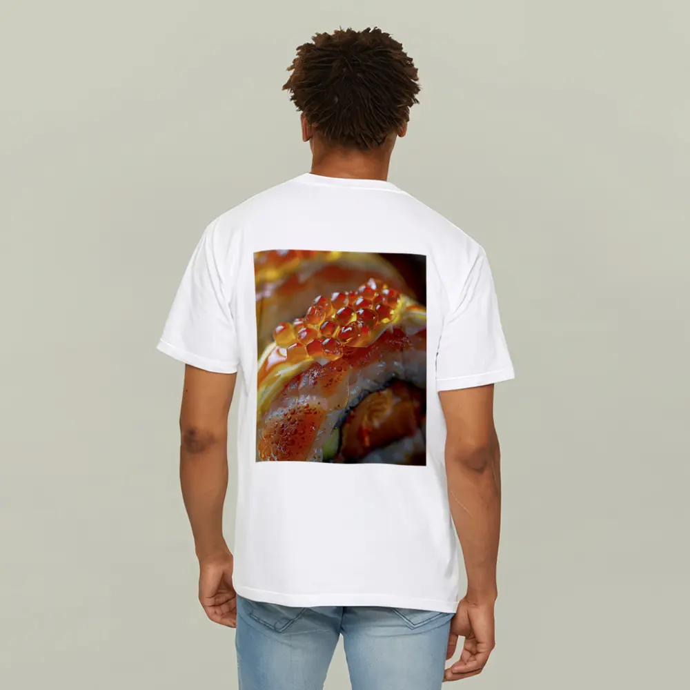 Salmon Sushi Roll With Ikura Caviar – T-Shirts