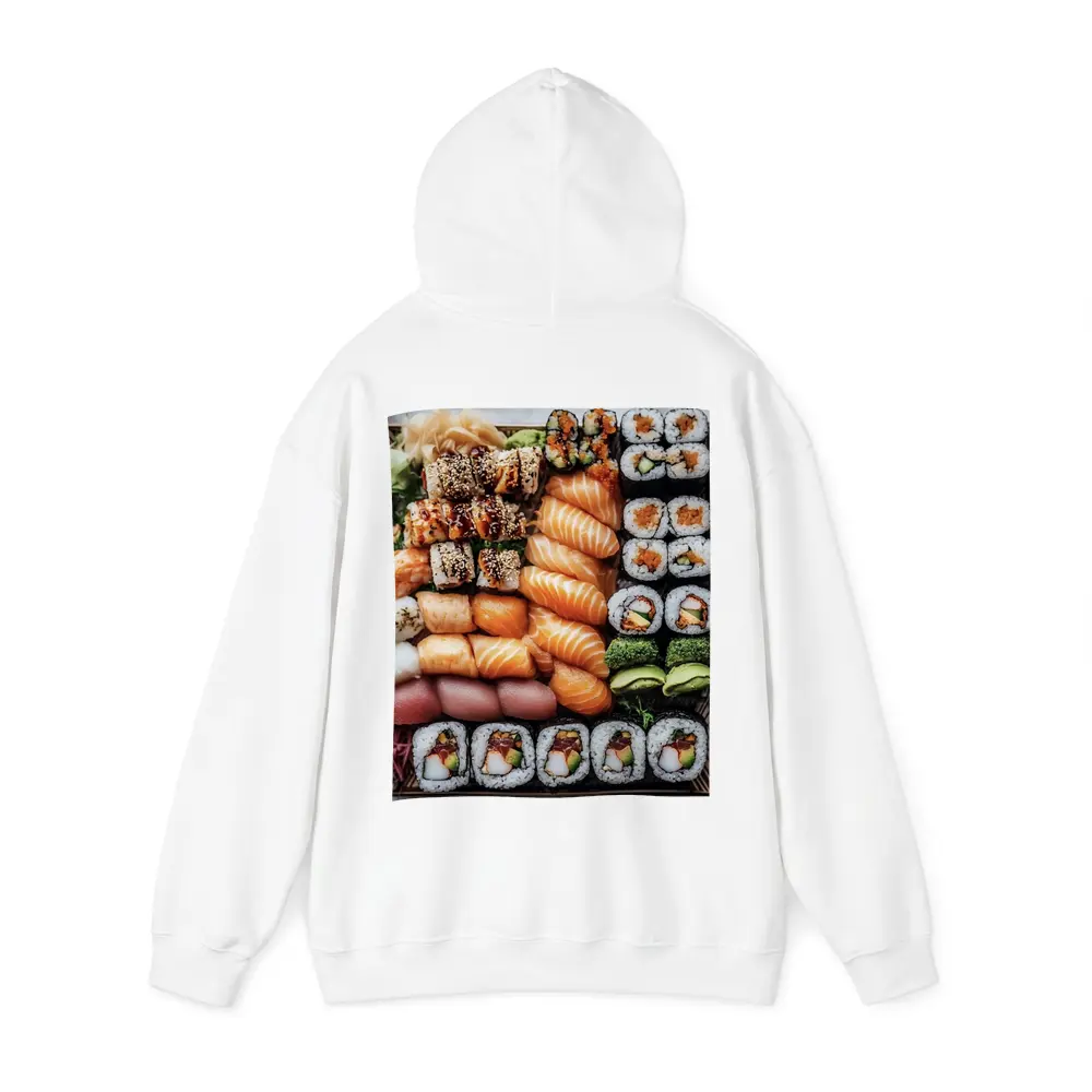 Sushi Platter Salmon Rolls Japanese Food – Hoodies