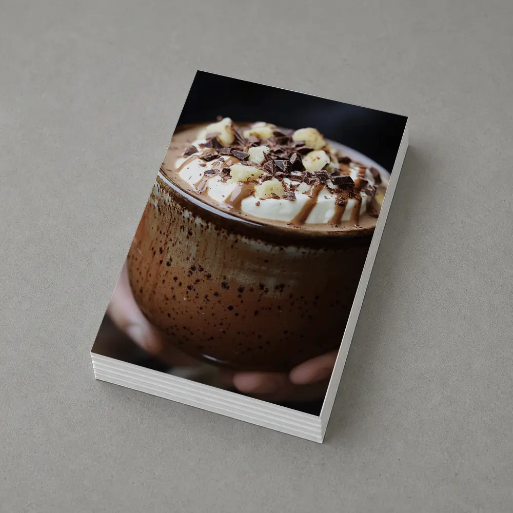 Hot Chocolate Whipped Cream Rustic Mug – Postcards