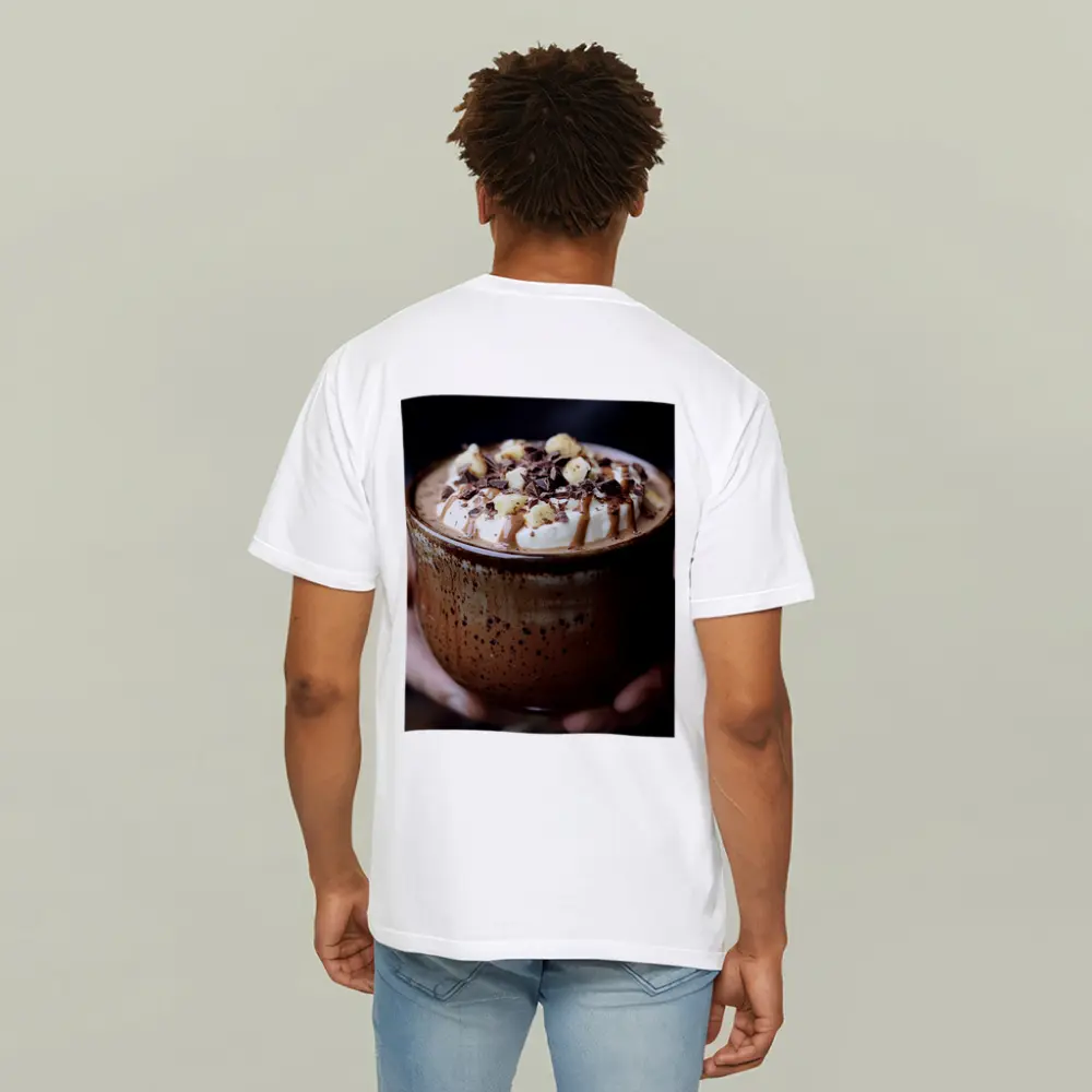 Hot Chocolate Whipped Cream Rustic Mug – T-Shirts