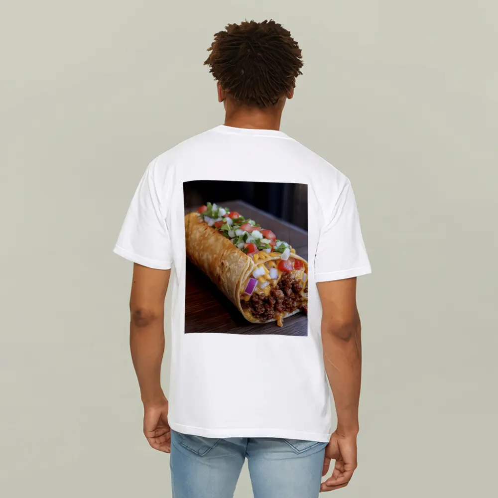 Loaded Beef Burrito Melted Cheese Toppings – T-Shirts