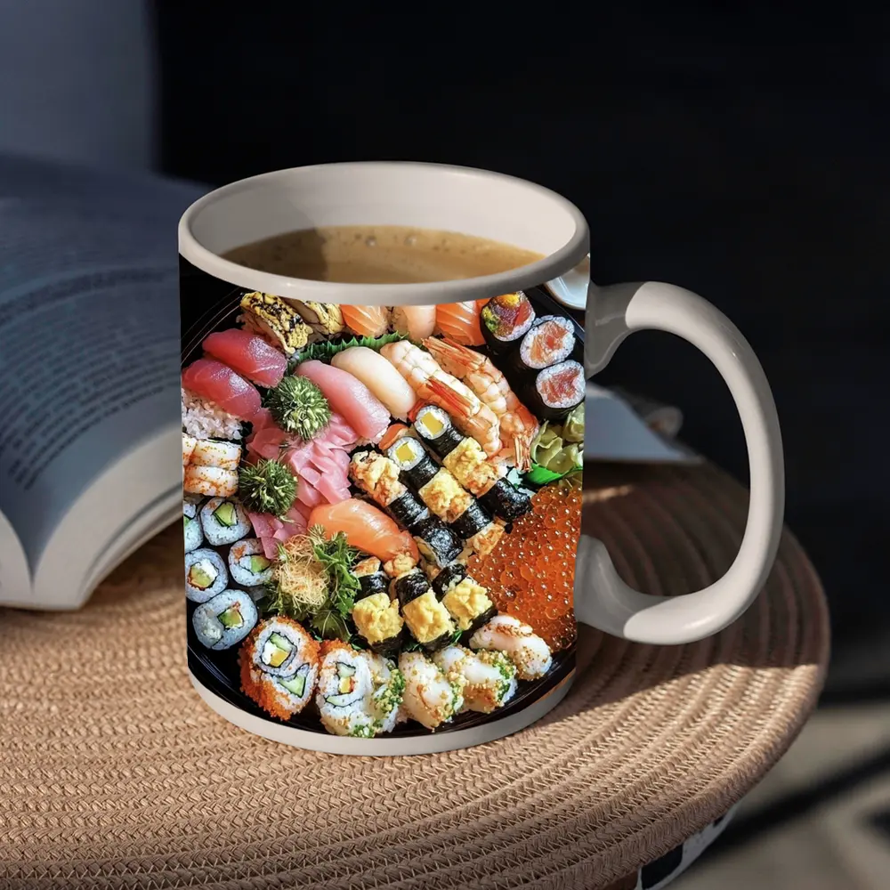 Large Sushi Platter Assorted Rolls Nigiri – Mugs