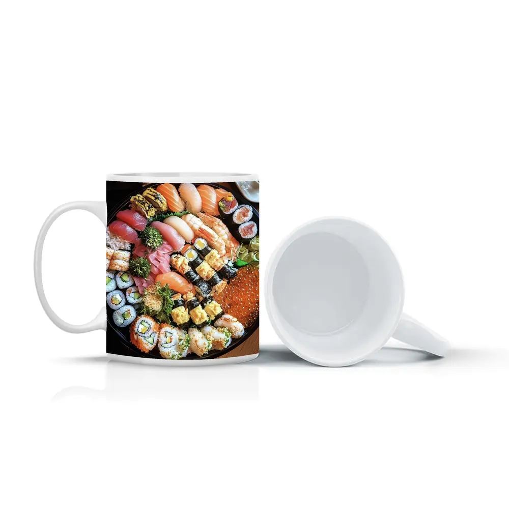Large Sushi Platter Assorted Rolls Nigiri – Mugs