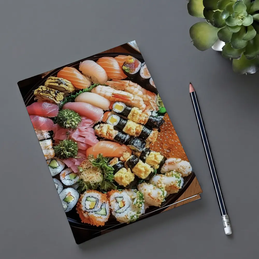 Large Sushi Platter Assorted Rolls Nigiri – Notebooks