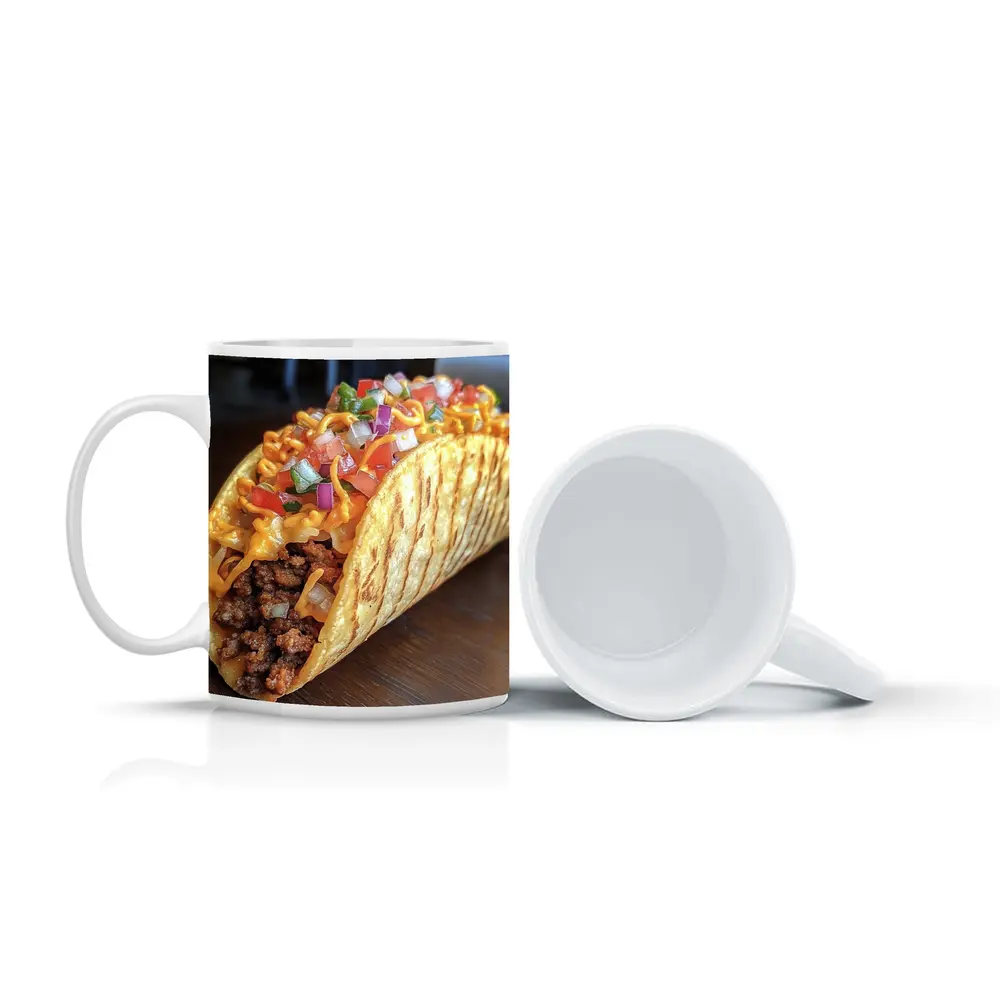 Loaded Beef Taco With Fresh Pico Salsa – Mugs