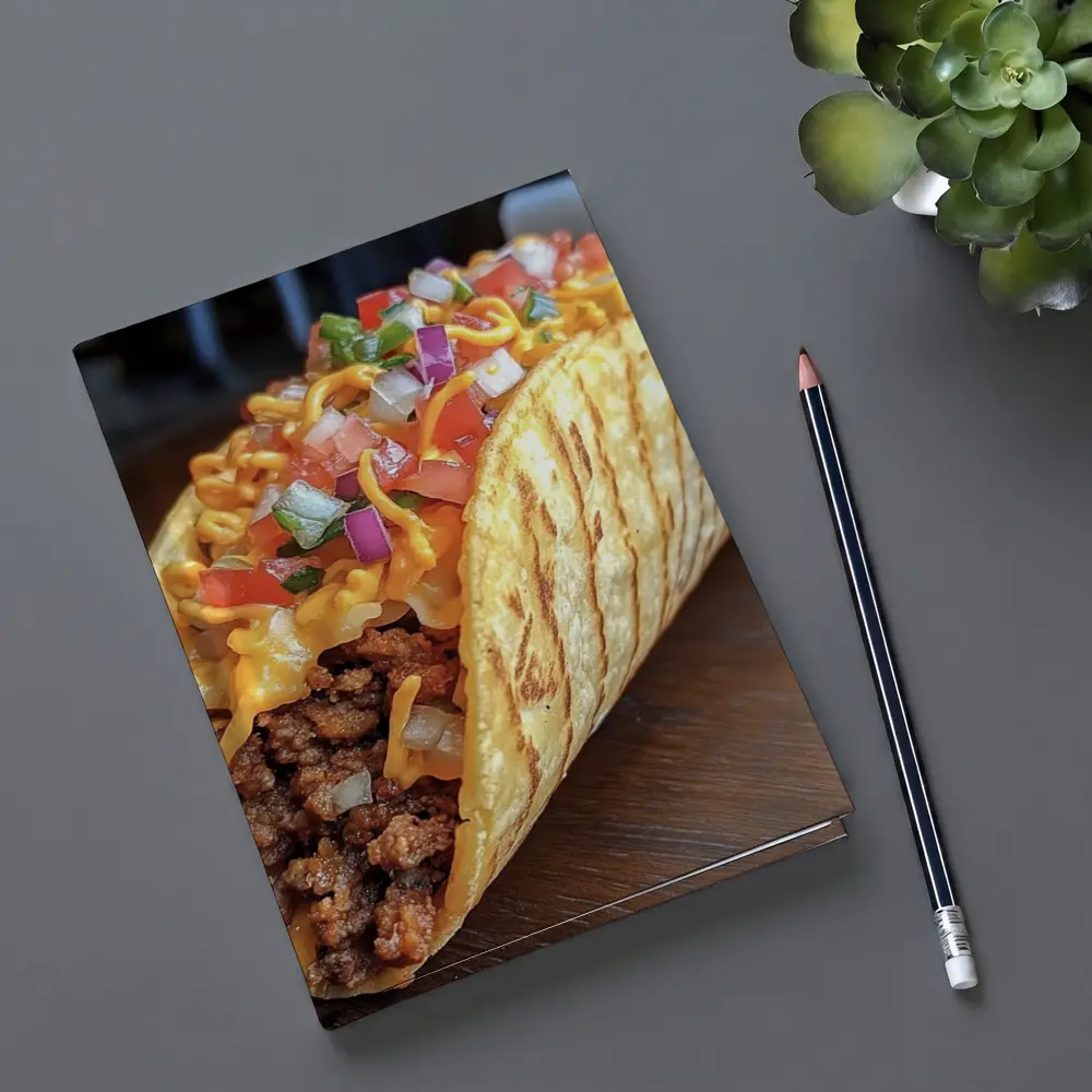 Loaded Beef Taco With Fresh Pico Salsa – Notebooks