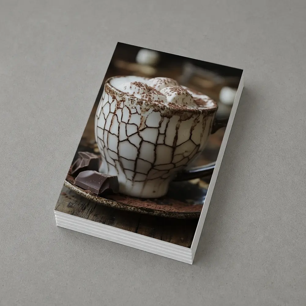 Hot Chocolate Marshmallows Rustic Ceramic Mug – Postcards