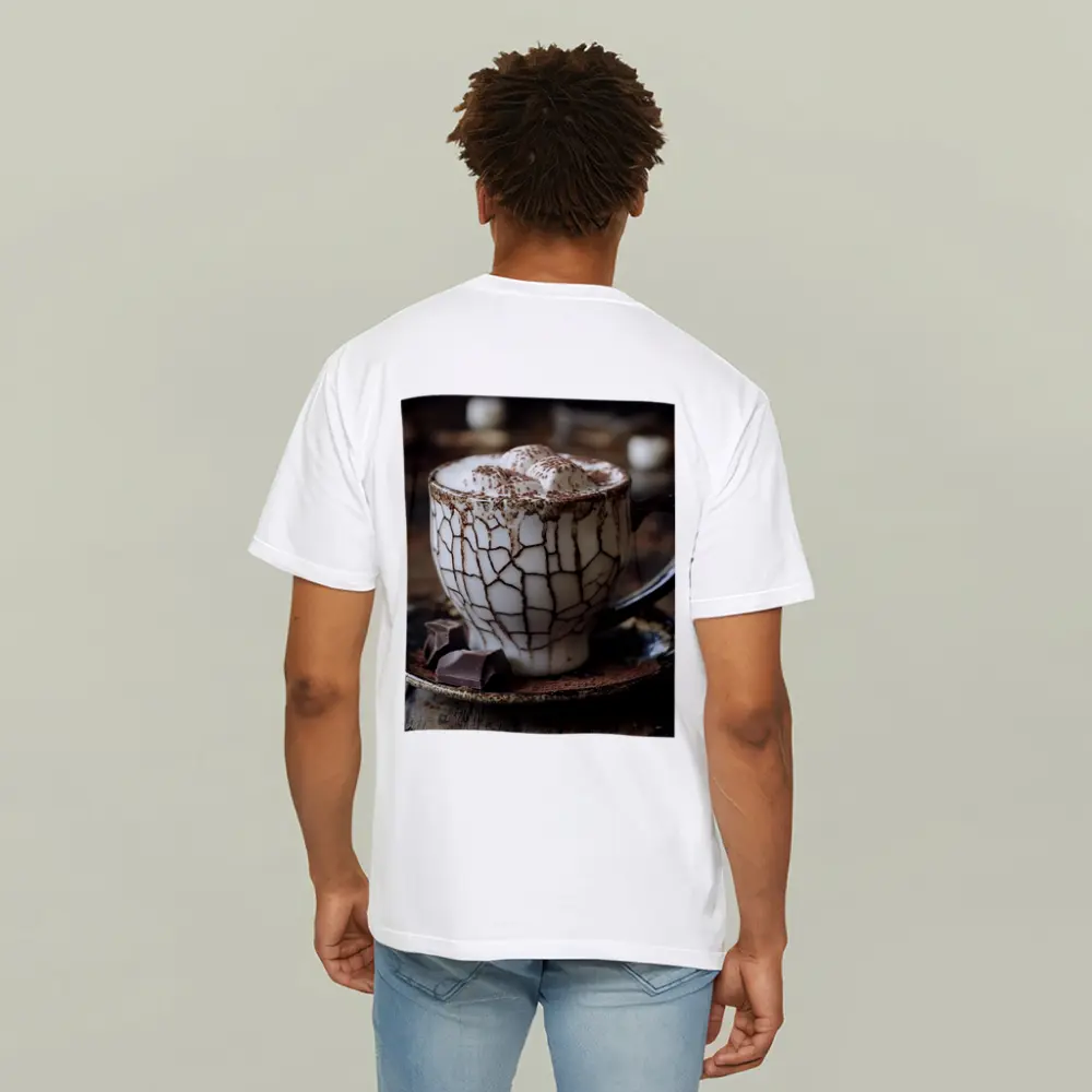 Hot Chocolate Marshmallows Rustic Ceramic Mug – T-Shirts