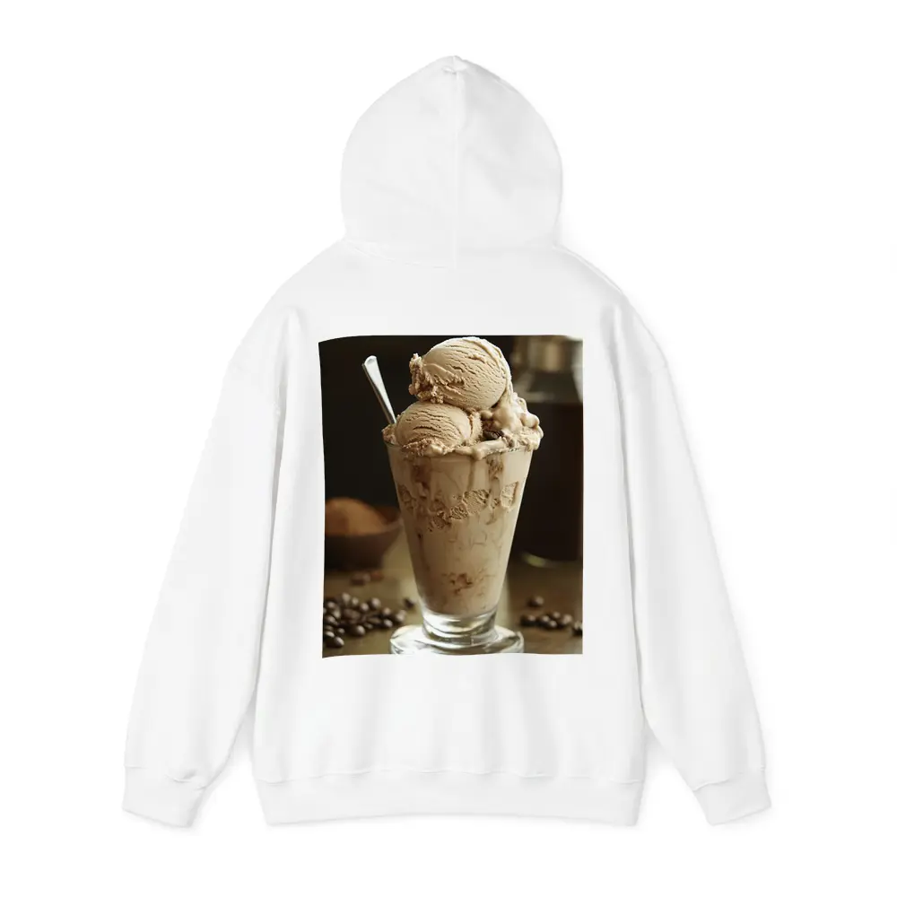 Coffee Ice Cream Glass With Coffee Beans – Hoodies