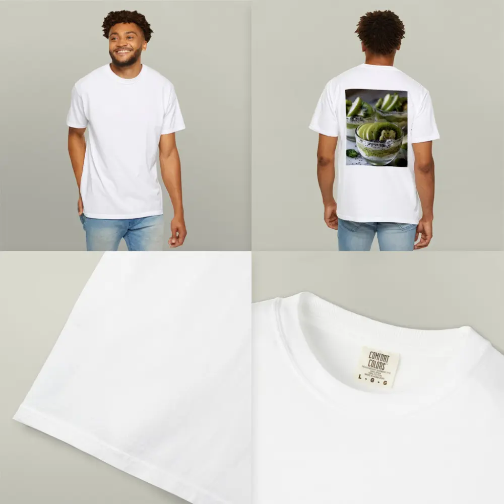 Kiwi Chia Seed Yogurt Parfait Glass Cups – T-Shirts