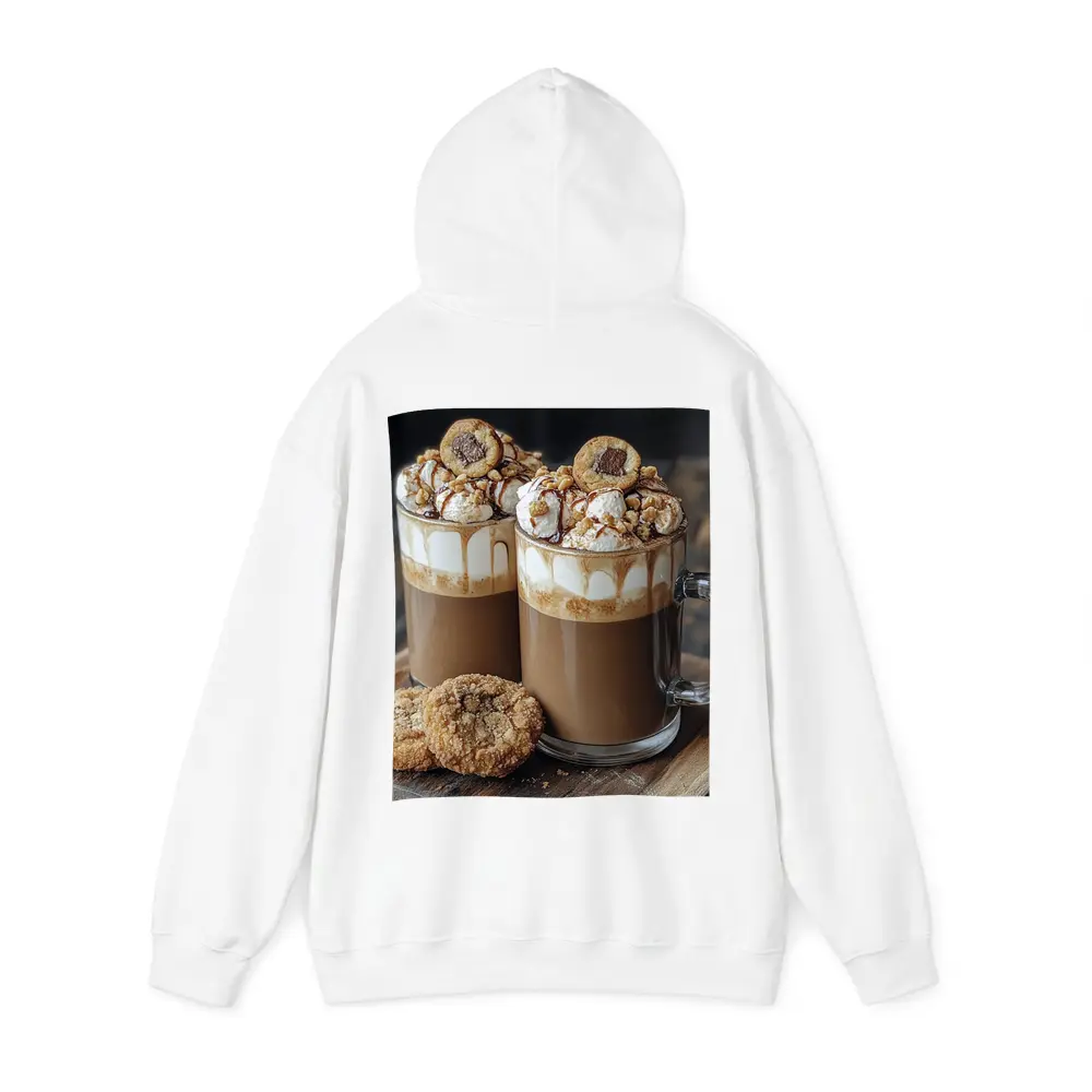 Chocolate Coffee Mugs With Cookies Wooden Board – Hoodies