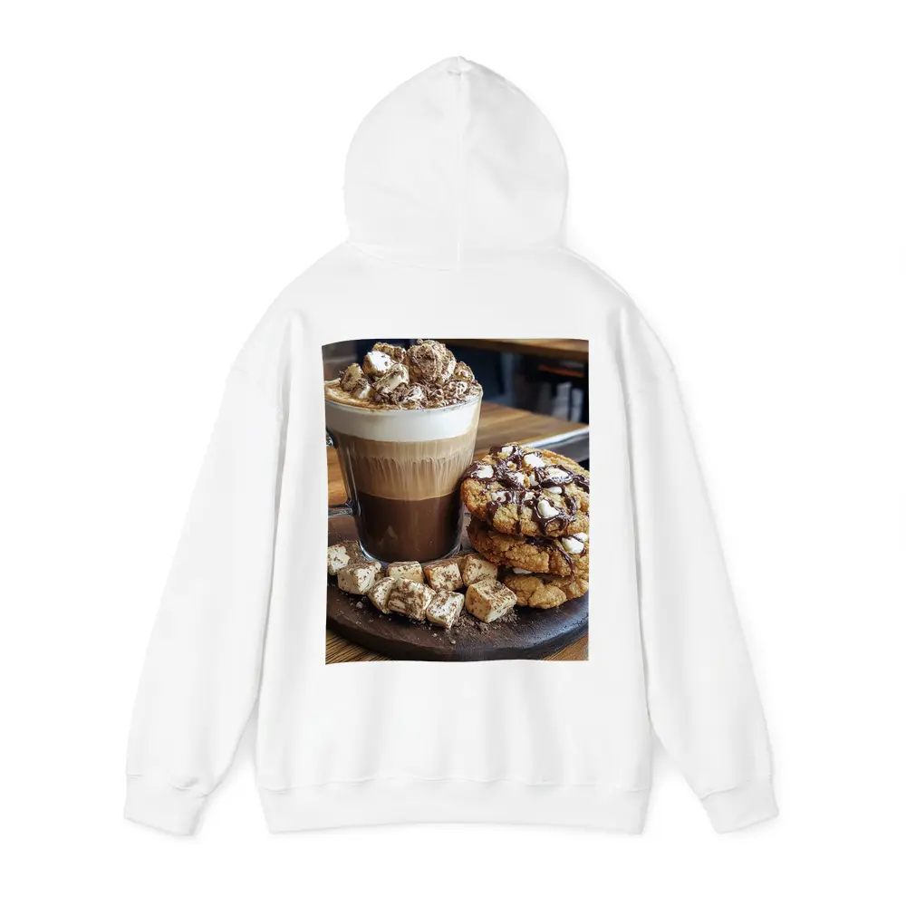 Hot Chocolate Latte Cookies Marshmallows Cafe – Hoodies