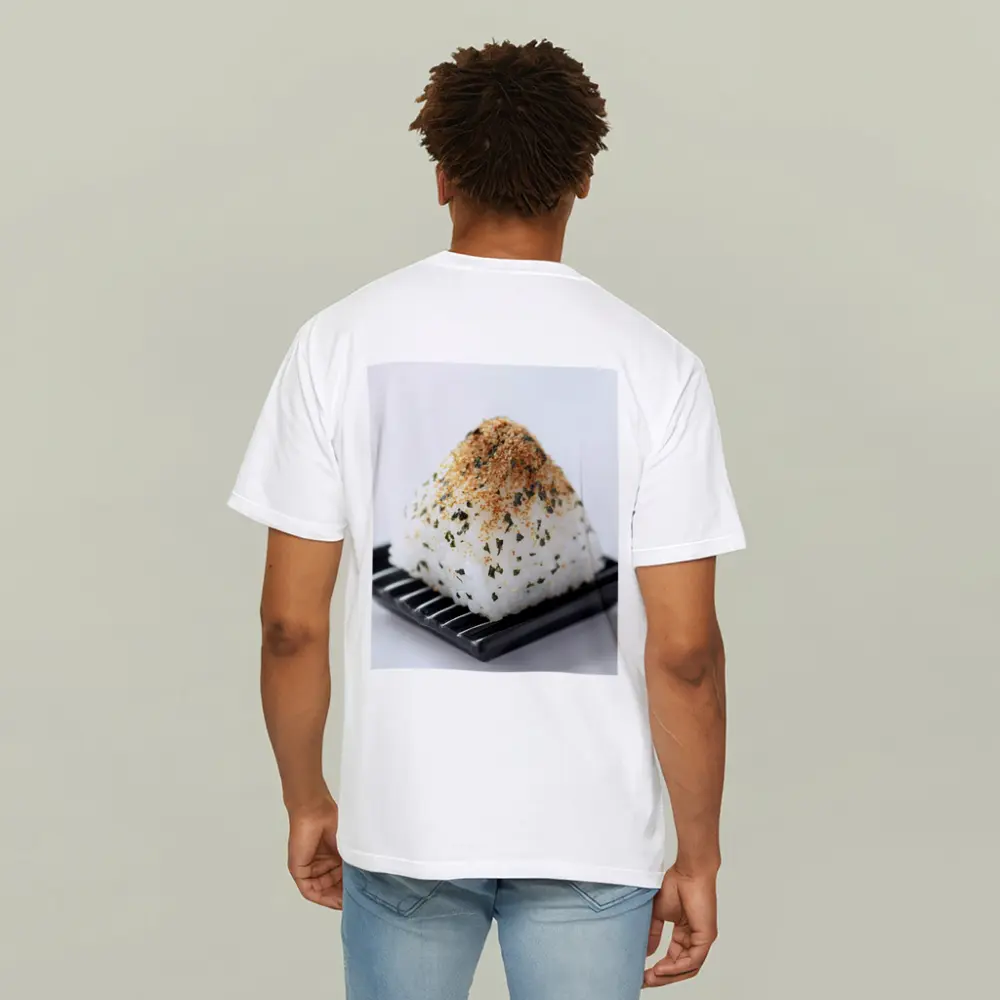 Japanese Onigiri Rice Ball Black Plate – T-Shirts