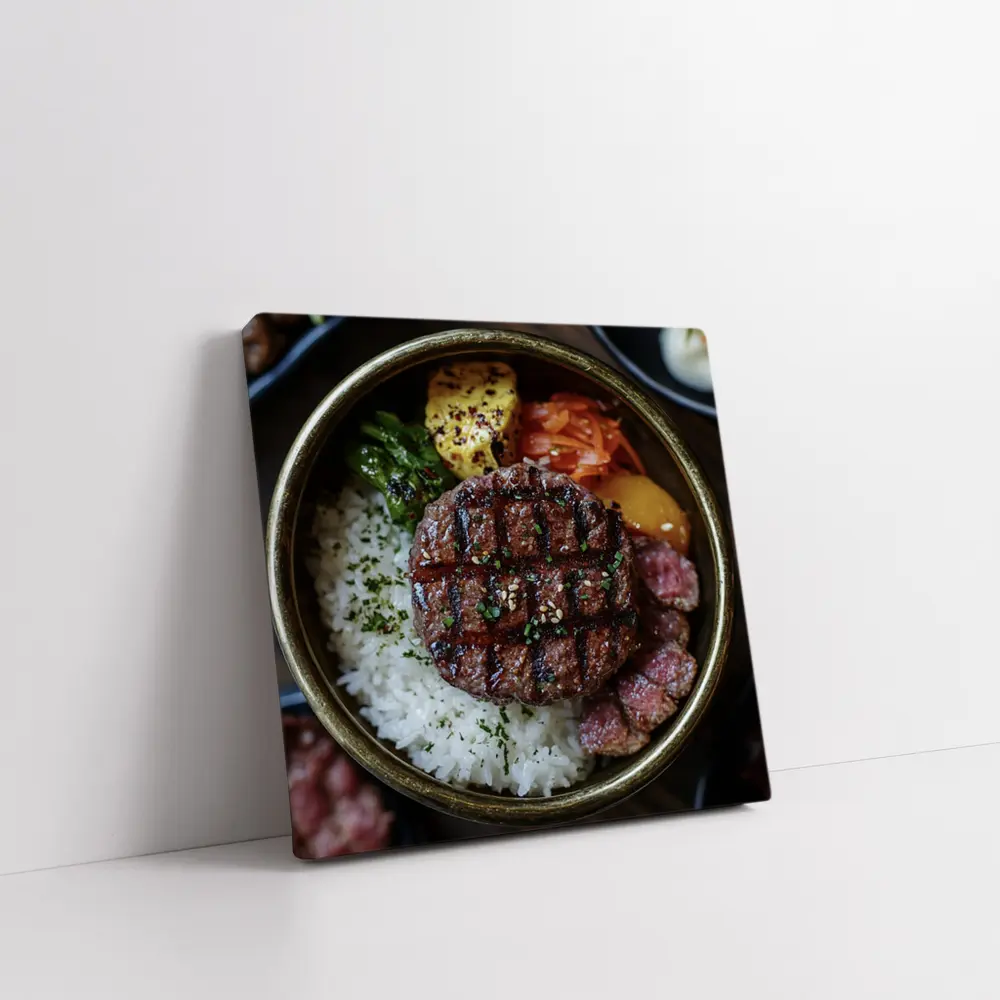 Grilled Beef Rice Bowl Korean Style – Wall Art