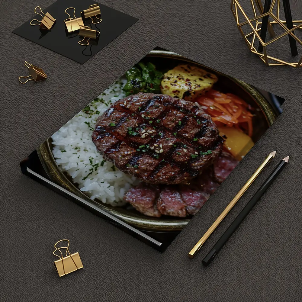Grilled Beef Rice Bowl Korean Style – Notebooks