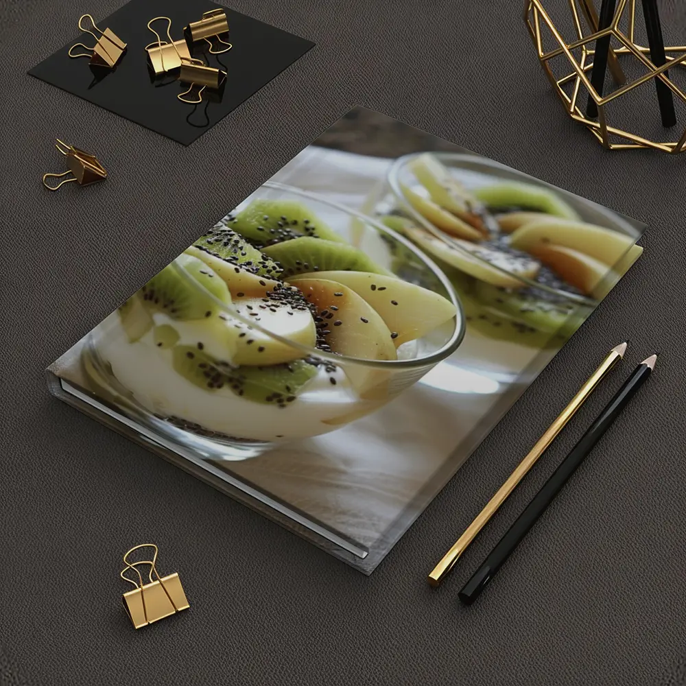 Kiwi Fruit Yogurt Cups Chia Seeds – Notebooks